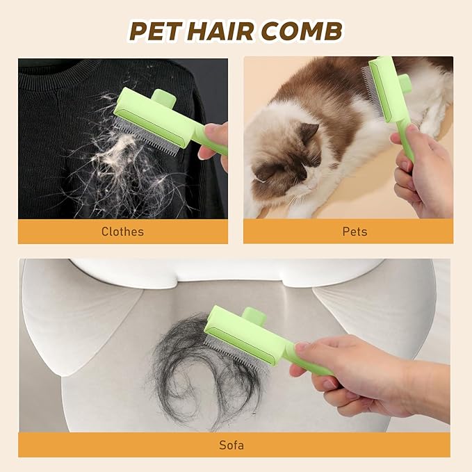 Pet Hair Remover, Electrostatic Pet Hair Removal Gloves, Reusable Cat & Dog Hair Removal Tool, 2025 Upgraded Pet Grooming Gloves for Couch, Furniture, Carpet (2 Pack)
