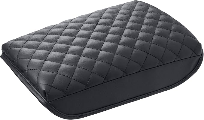 KMMOTORS Center Console Cover for Honda Accord 2018 2019 2020 2021 2022, Armrest Cushion Pad, Pet Scratch Protection, Vegan Leather Car Accessory