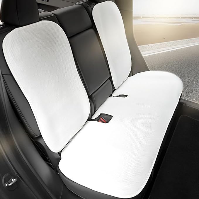 Rear Car Seat Cover for Tesla Model 3 Highland 2017-2026 Four Seasons Universal Protector Pad Mat Interior Decoration Accessories (Without Logo)