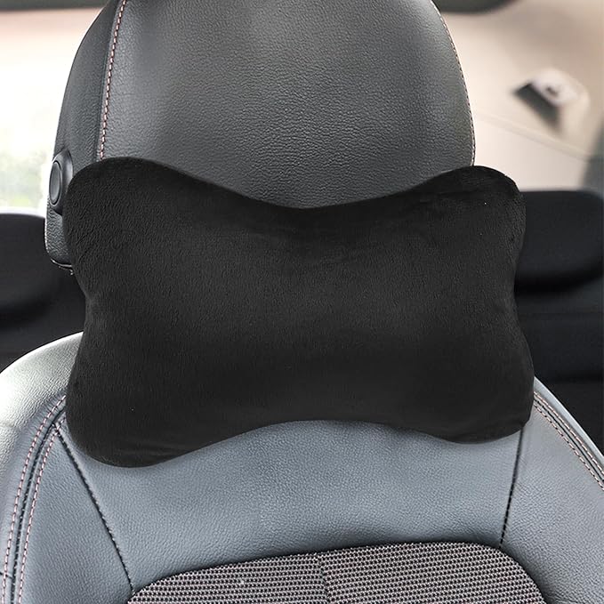 2PCS Car Headrest Pillow,Soft & Comfortable Car Neck Pillow for Driving Fatigue Relieve,All-Season Universal Cars Head Rest Pillows Automotive Interlor Accessorles for Cars,SUVs