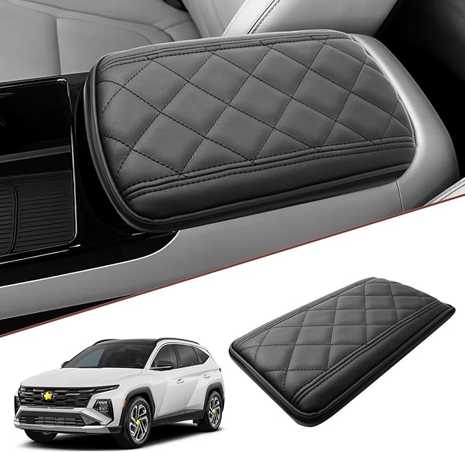 SKTU for 2025 2026 Hyundai Tucson Accessories Center Console Cover for 2025 2026 Hyundai Tucson Limited/Tucson Hybrid Armrest Cover 2025 2026 Tucson Hybrid Console Cushion (Only Fit Limited/Hybrid)