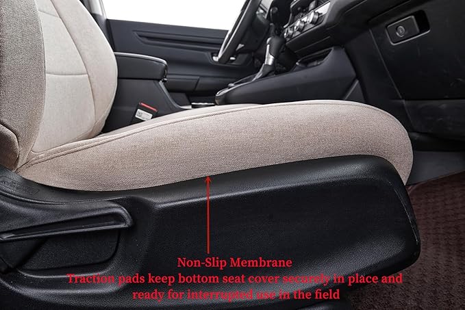 coverdream Custom Fit Seat Covers for Toyota RAV4 Adventure,TRD Off - Road 2024 2023 2022 2021 2020 2019,Full Coverage Polyester Seat Protector (Beige,Full Set)