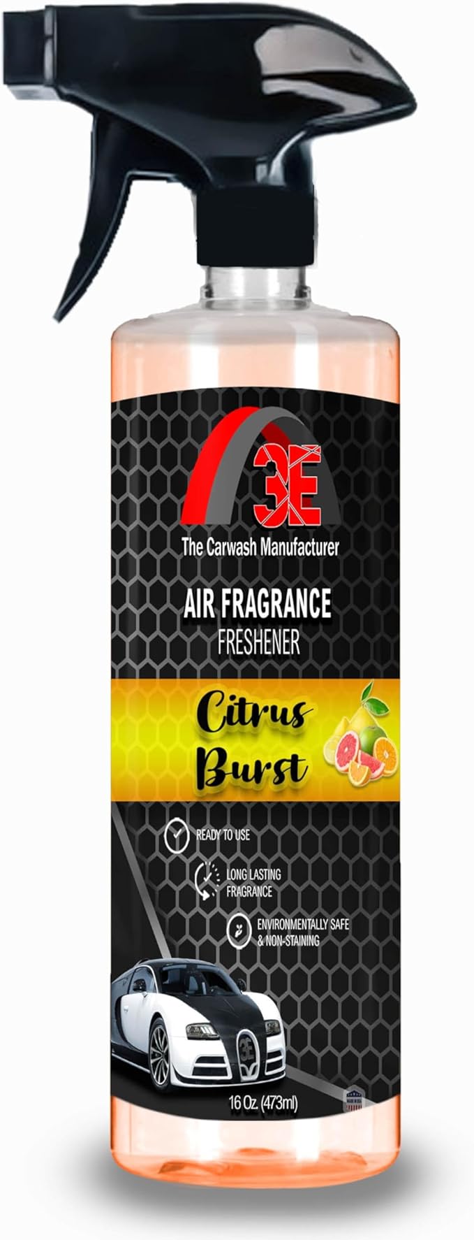 Car Air Freshener Concentrate, 64 oz, Liquid, Baby Powder Scent, Professional Automotive Fragrance, Blue (Citrus)