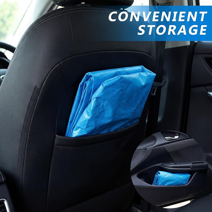 BBTO 2 Pcs Car Seat Sun Shade Covers Baby Car Seat Coolers Protector Reflective Carseat Sunshade Infant Shield Heat UV Sunlight Keep Baby Toddler Child Cool Travel Safety(Classic,Blue)