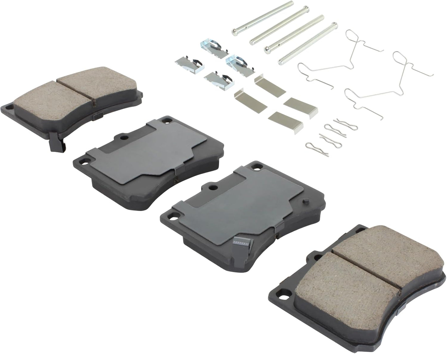 Premium Ceramic Front Brake Pads (1001-0473C) Compatible with Ford Escort 1991-2003, Mazda MX-3 1992-1996, Mazda Protege 1990-1998, Mercury Tracer 1991-1999