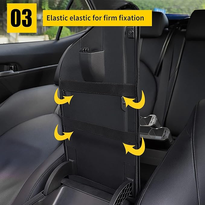 AOMSAZTO Center Console Cover Customized Armrest Cover Compatible with 2018-2024 Toyota Camry, Leather Arm Rest Covering for Car, Well-Make Durable Console Cushion Pad, Black