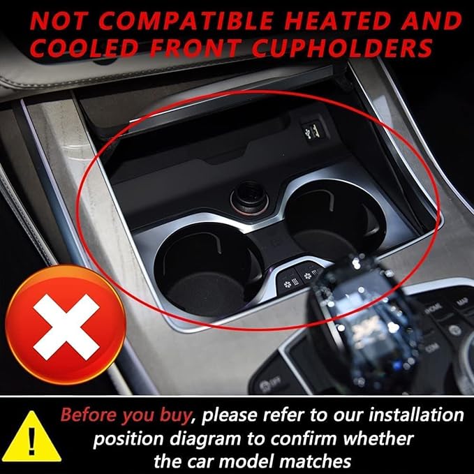 Wireless Car Charger Compatible with BMW X5 X6 X5M X6M X7 2020-2023 F85/F86 Center Console Accessory Panel, 15W Qi Fast Charging with USB QC3.0 Ports