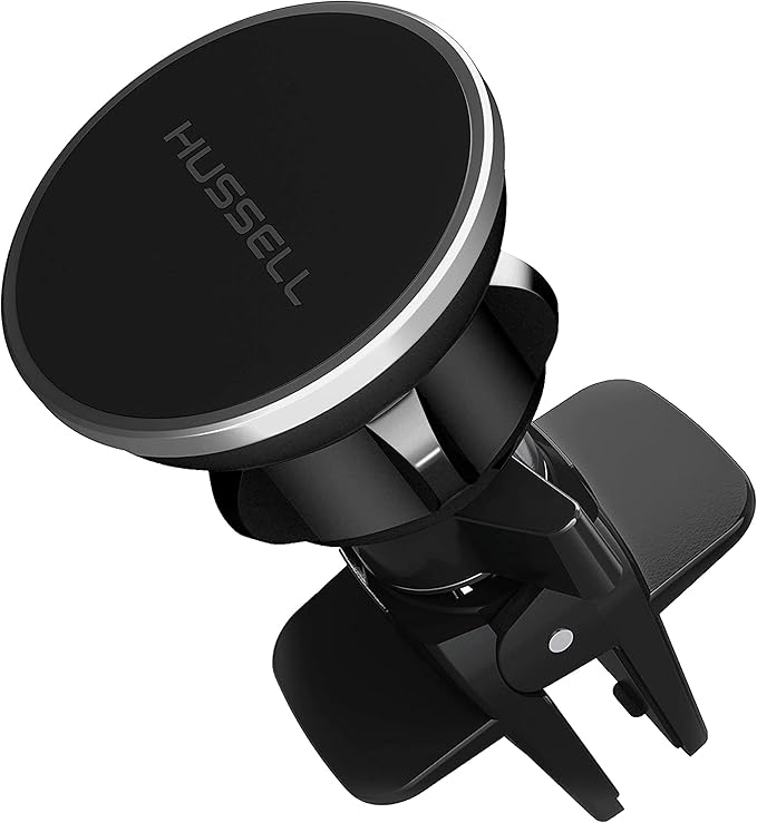 HUSSELL Magnetic Phone Car Mount, Air Vent Phone Mount for Car 360° Adjustable Universal Magnet Phone Holder - Compatible with Any Cell Phone, iPhone Galaxy LG Huawei