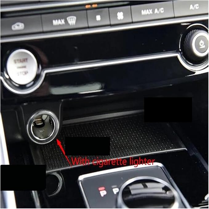 Phone Holder Wireless Charging Pad Fit for Jaguar F Pace XE XF X260 XFL Charger Fast Charge Adapter Mobile Holder Car Accessories Interior Practical(Color:with lighter-01)
