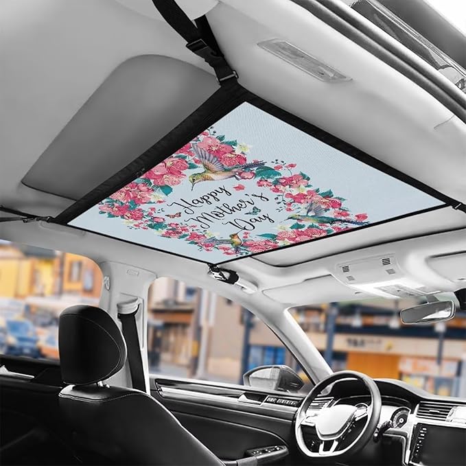 Generic Mother's Day Car Ceiling Cargo Net for SUV, Car Ceiling Storage Bag,Truck Netting for Cargo,Load Capacity Truck Interior Accessories for Van,Double-Layer Mesh Car Roof Camping Essentials