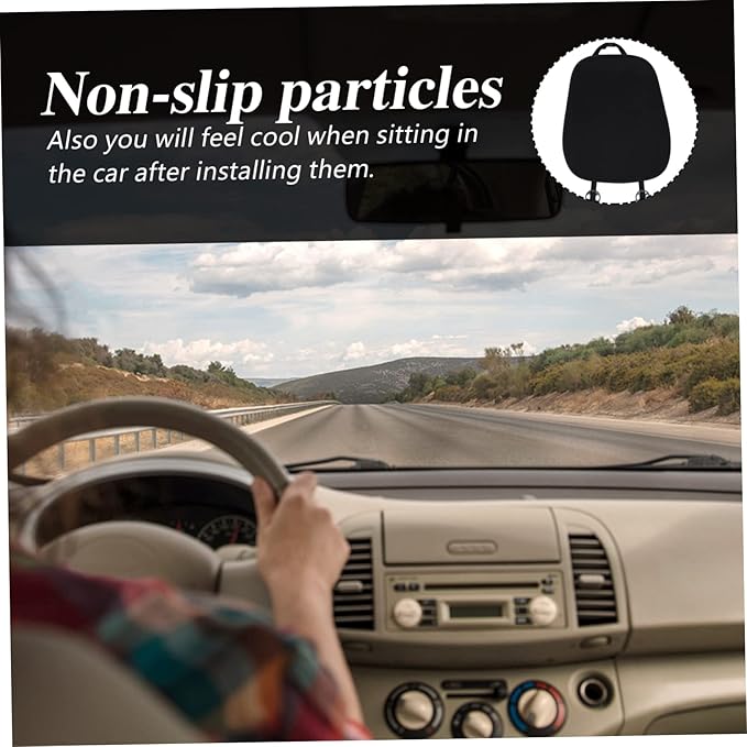 2pcs Car Seat Cushion Lumbar Support Breathable Ice for Summer Comfortable Travel Accessories