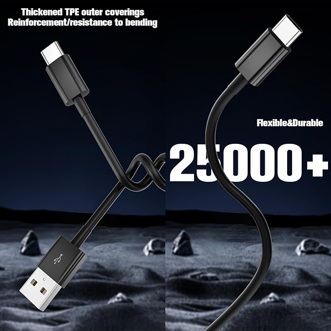 Car Carplay Cable for iPhone 17/16/15,iPhone 16/15 Plus17/16/15 Pro 17/16/15Pro Max charger ,USB A to USB C for Carplay USB C Cord, iPad USB C Cable 10th, iPad Air Car Charger Cable Cord 6FT (Black)
