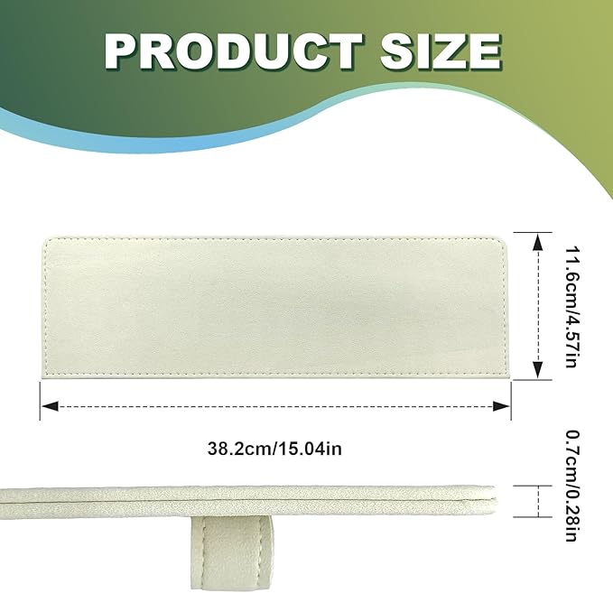 Car Sun Visor Extender, Anti-Glare Sunvisor Extension Shade Attachment for Safe Driving, Clip-On Sun Blocker Sunshade Extender Accessories Universal for SUV, Truck, Sedan(Beige)