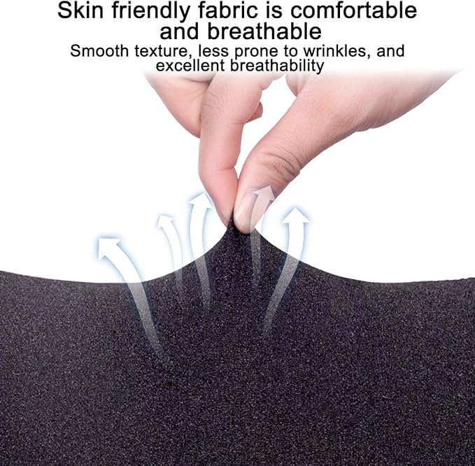 Mandark Car Seat Cushion, Memory Foam Vehicle Driver Seat Pad for Back & Sciatica Pain Relief, Comfortable Lumbar pillow for Driving, Office Chair, Wheelchair, Universal for SUV, Truck, RV (Dark Gray)