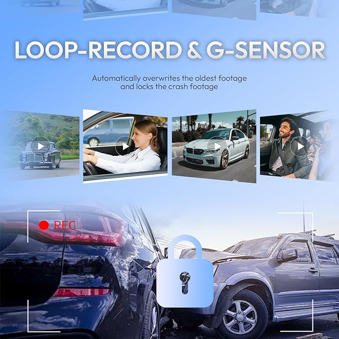Single Channel 4K Dash Cam for 2025 Porsche 911 Carrera GTS 4 GTS T S GT3 Touring RS Turbo S (992.5),OEM Style,UHD 2160P Image6,WiFi & APP,Loop Recording,G-Sensor,Easy to Install,64GB Card