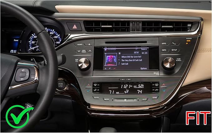 Car Stereo for Toyota Avalon 2013 2014 2015 2016 2017 2018 9in Android 13 GPS Navi 2+32G for CarPlay Wireless Android Auto Car Radio w/Bluetooth WiFi FM/RDS SWC Mirror Link + AHD Backup Camera