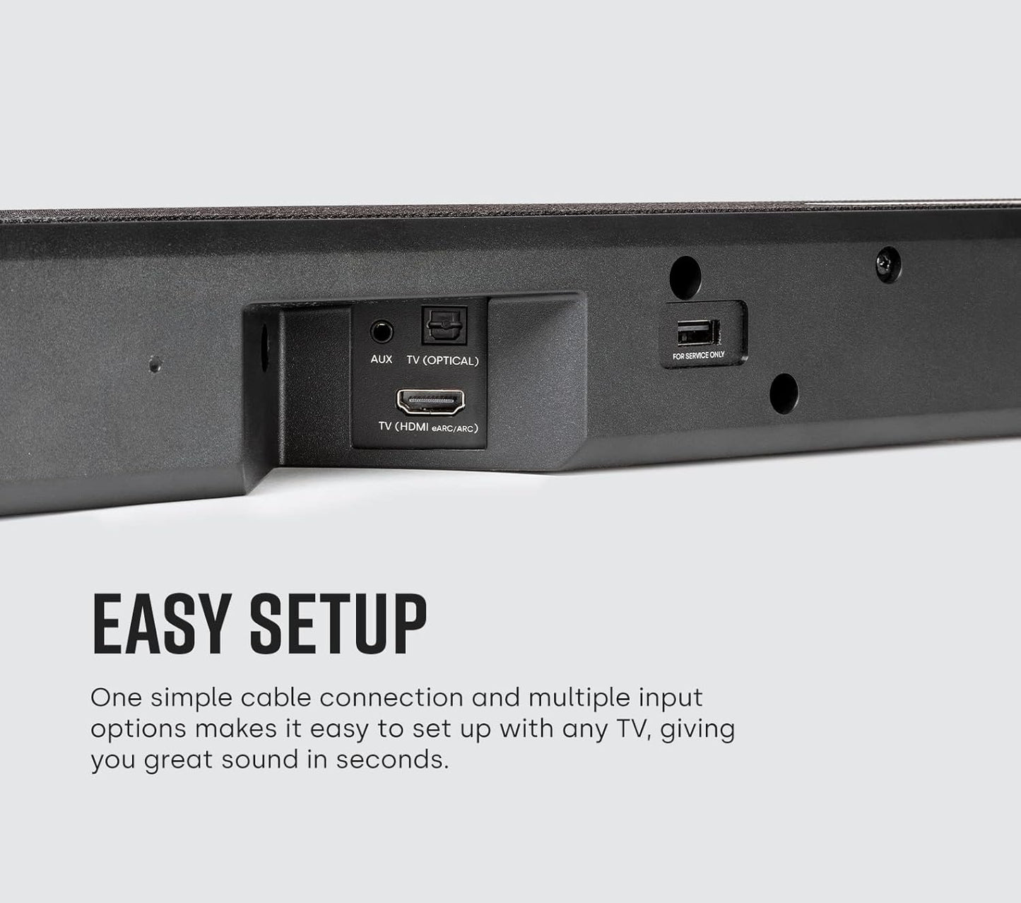 Polk Audio Signa S4 Sound Bar with Wireless Subwoofer - Dolby Atmos 3D Audio, Exclusive VoiceAdjust & BassAdjust Technology, HDMI eARC, Works with 8K, 4K & HD TVs, Bluetooth, Wireless Streaming
