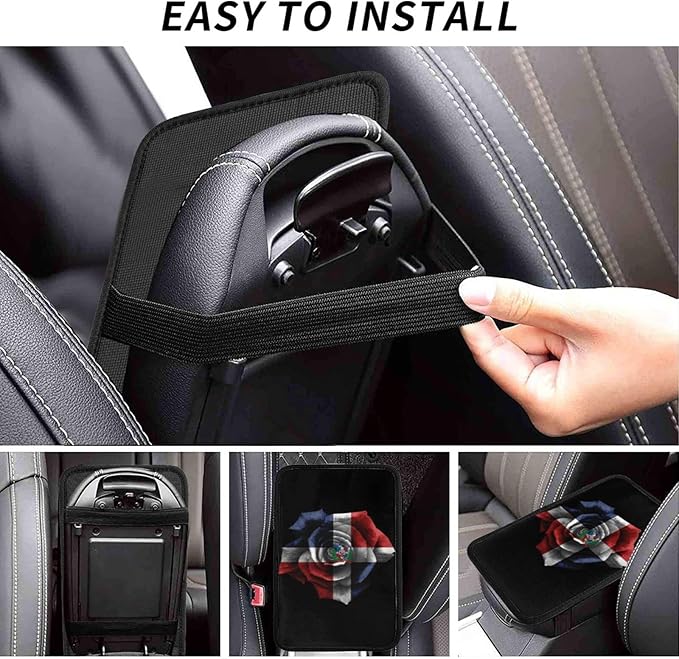 DARLEKS Car Armrest Cushion Auto Center Console Cover Pad Car Handrail Box Universal Decoration Mat