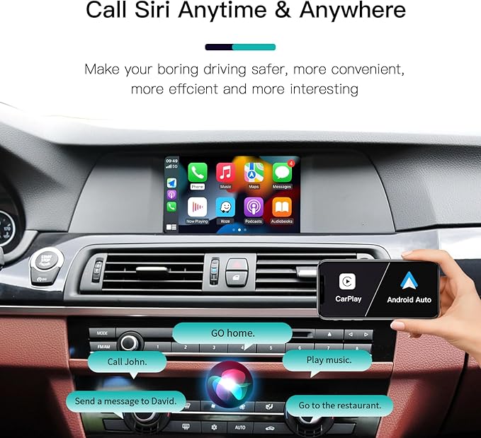 Wireless CarPlay/Android Auto for BMW CIC 1 2 3 4 5 7 SeriesE81 E82 E87 E88 E90 E91 E92 E93 E60 E61 F01 F02 F03 F04