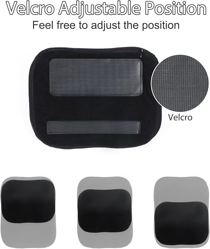ZATOOTO Adjust Height Car Neck Pillow, Memory Foam Headrest Neck Support Pillow Adjustable Neck Pain Relieved Headrest Driving Seat Cervical Support