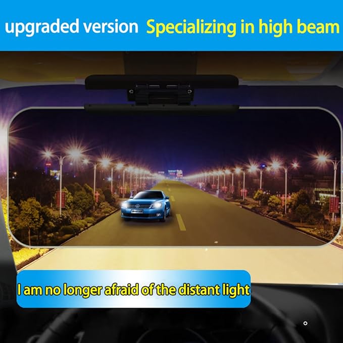 Car Sun Visor Extender-Glare Reflect Light Sun Visor Anti-Ultraviolet Business Vehicle Automobile Suppliesused Both Day and Night Plastic for Vehicles Sunshade