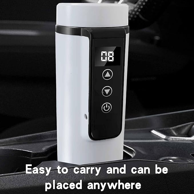 Portable Insulin Cooler with USB Charger - Diabetic Travel Medication Cooler, Car Refrigerator for Medicine Storage, Compact Cooling Organizer (Requires Continuous Power) White