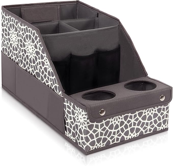 MULISOFT Car Seat Organizer - Backseat with 11 Compartments, 2 Cup Holders, and 2 Oversized Side Pockets for Travel and Storage