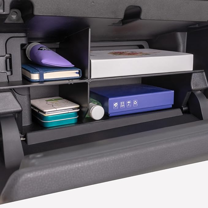 JKCOVER Glove Box Organizer Compatible with 2024 2025 2026 Toyota Tacoma(4th Gen Tacoma) Glove Box Compartment Insert Storage Divider Accessories (Patent Design