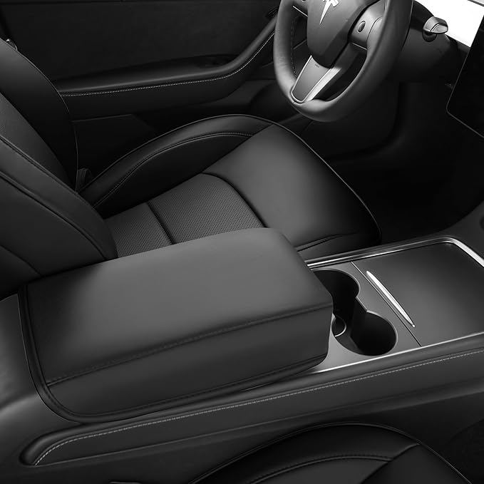 Custom Fit 2017 2018 2019 2020 2021 2022 2023 Tesla Model 3 Seat Cover Waterproof Seat Protects (Black-Model 3)