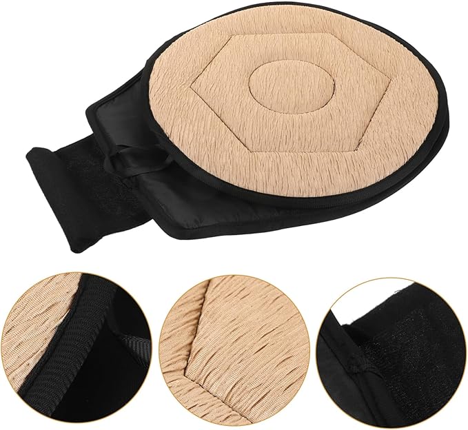 Angoily 360degree Rotating Car Seat Cushion Lumbar Support Non-Slip for Elderly Pregnant Women Home Office