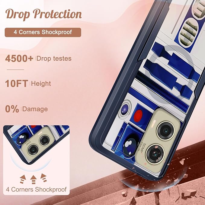 for Moto G Stylus 5G 2024 Case - Compatible with MagSafe Women Girls Boys Cute Magnetic Phone Cover Cool Blue Unique Heavy Duty Shockproof Design for Motorola Moto G Stylus 5G 2024 Cases