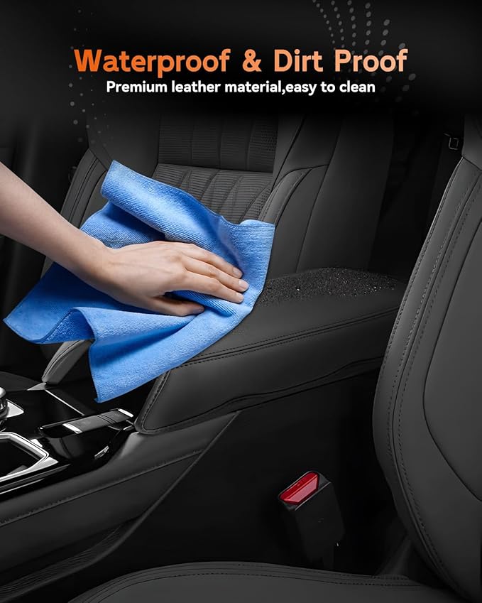 CDEFG for 2025 2026 Mitsubishi Outlander Center Console Cover Armrest Box Cover for Outlander Accessories Console Arm Rest Protector - FIT Fuel-Powered Model Thin