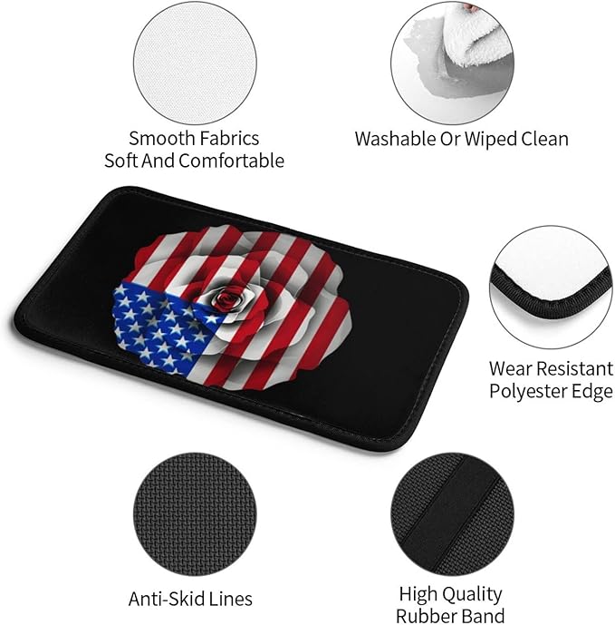 DARLEKS Car Armrest Cushion Auto Center Console Cover Pad Car Handrail Box Universal Decoration Mat