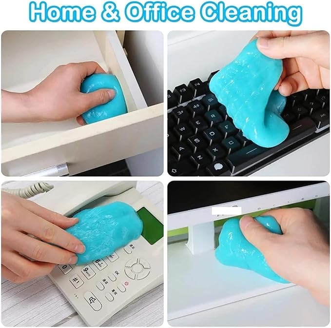 Car Wash Interior Cleaning Gel Slime - Magic Remover for Vents & Machines - Effective Dirt Cleaner & Detailing Tool