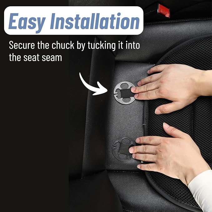 Mesh Car Seat Cushion for Driving, Summer Cooling Breathable 3D Air Car Seat Pad for SUV Pickup Truck Or Office Chair (Light Gray)