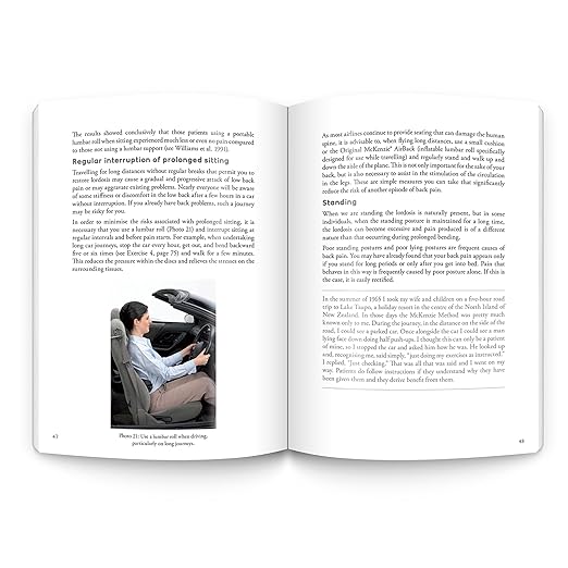 OPTP Back Pain Package: Includes Original McKenzie SuperRoll - USA-Made Low Back Lumbar Pillow for Office Chairs and Car Seats, and Treat Your Own Back, 9th Edition, By Robin McKenzie.
