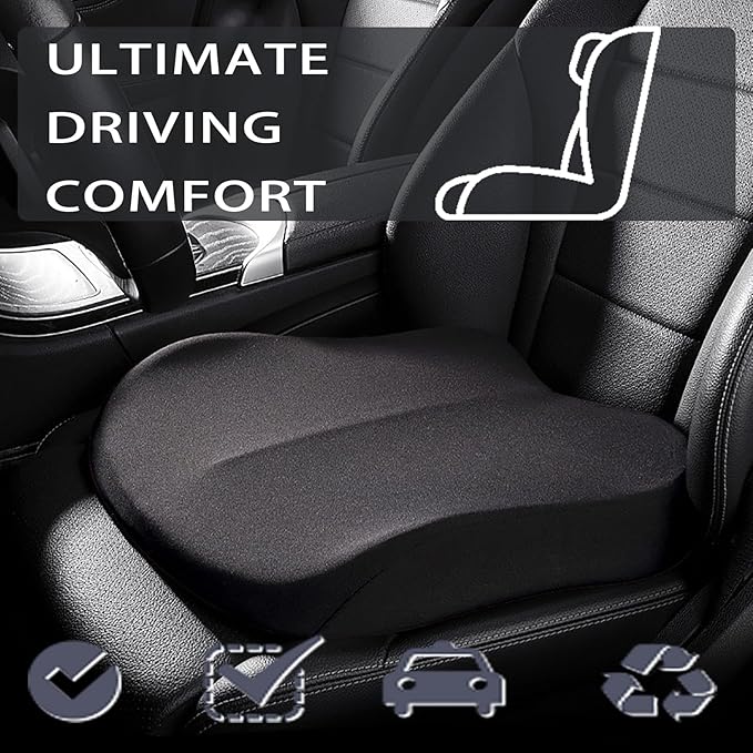 U-Shaped Car Memory Foam Seat Cushion for Honda CR-V 2013-2026+, Ergonomic Seat Pad for Long Sitting, Seating Comfort Cushion for Home and Desk