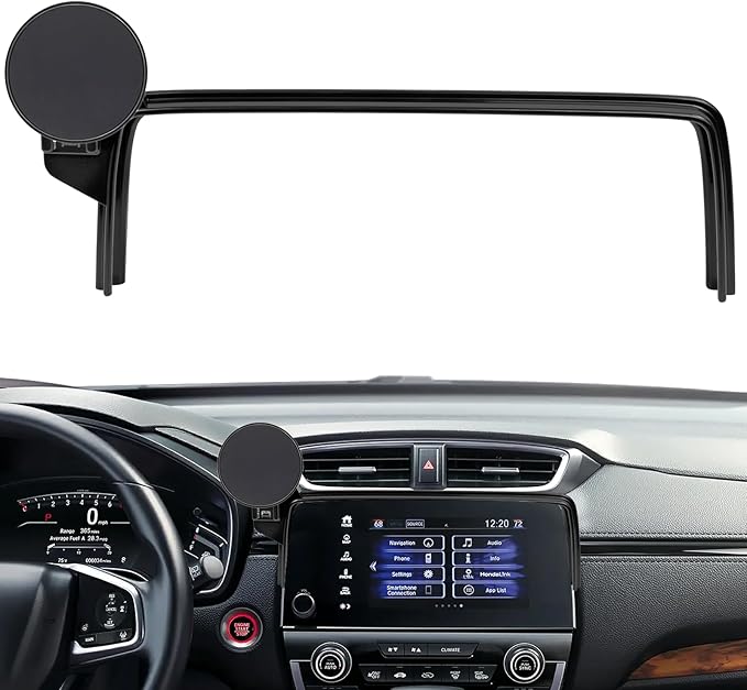 Car Phone Holder for 2017-2022 Honda CRV Accessories 5/7-inch Screen Fixed Clip, Magnet Cell Phone Mount Compatible with MagSafe 360° Rotation Phone Automobile Cradles