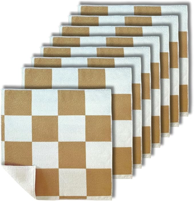 Microfiber Cleaning Cloths 13x13 – Lint-Free, Streak-Free Reusable Towels for Kitchen, Glass, Bathroom & Car | Cloak & Sage