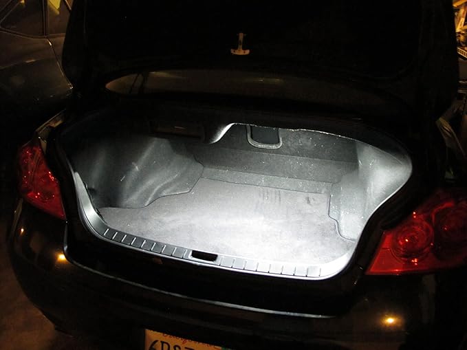 iJDMTOY 18-SMD-5050 LED Strip Light Compatible with Car Trunk Cargo Area or Interior Illumination, Xenon White