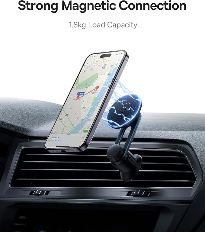 Baseus MagSafe Car Mount, Magpro Phone Mount for Car, Air Vent Magnetic Car Phone Holder for iPhone 15/14/13 Series