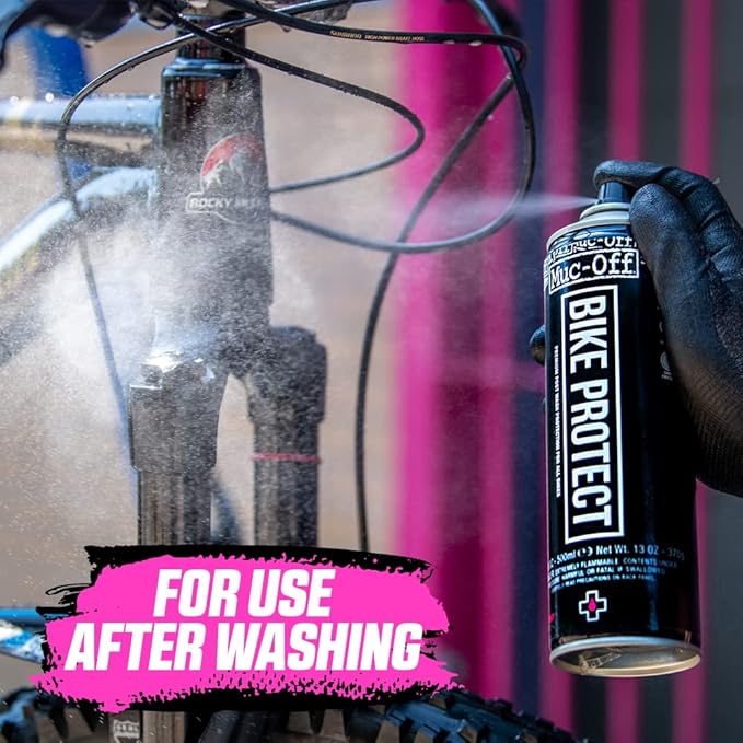 Muc-Off Bike Protect 500/1000 ml | Premium Post-Wash Bike Protection Spray & Corrosion Inhibitor | Sparkling, Non-Sticky Protective Layer | Safe on Carbon Fibre & Metals