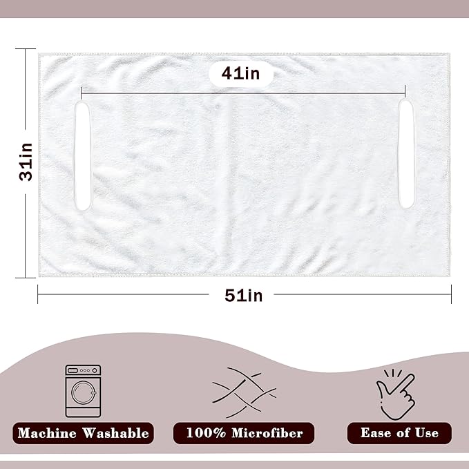 YOKYHOM Golf Cart Seat Covers for 2/4-Seater, Microfiber Seat Towel Blanket, Keeps Seats Cool, Clean & Comfortable, Fits EZGO, Club Car, Yamaha, 51"x31"