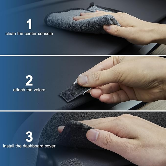 Dashboard Dash Cover Mat Carpet Compatible with 2011 2012 2013 2014 Hyundai Sonata