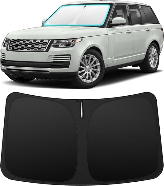 INSAUTO Custom Fit Windshield Sun Shade Accessories for Land Rover Range Rover 2013-2021, Foldable Front Window Sunshade, UV & Heat Reflector, Keeps Interior Cool, Includes Storage Bag
