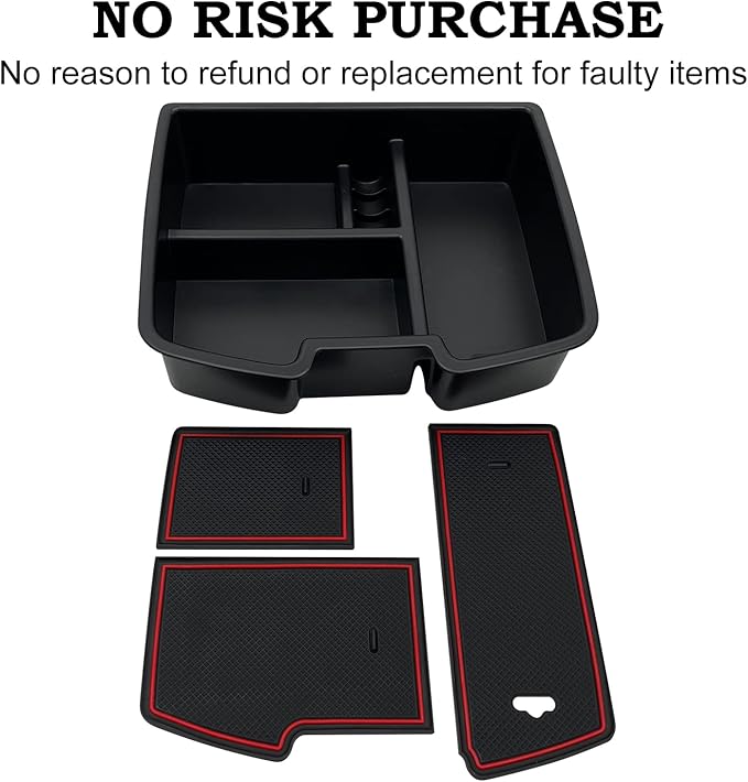 fit for Center Console Organizer Tray 2007-2014 GMC Sierra Chevy Silverado Tahoe Yukon Suburban - GM Vehicles Accessories Replaces 19166288