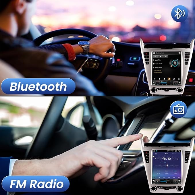 QLED 8-Core CPU Radio Upgrade for Chevy Chevrolet Equinox LS LT 2010 2011 2012 2013 2014 2015,IPS Touch Screen,CarPlay Android Auto Ready,Back Camera inclded