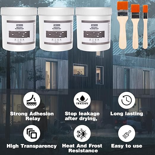 32 OZ (900g) Jaysuing Invisible Waterproof Agent, Waterproof Insulating Sealant, Transparent Waterproofs Coating, Waterproofs Anti-Leakage Agent