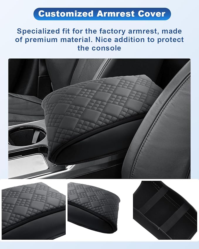 CDEFG for 2026 RDX Center Console Cover for 2025 2026 RDX Accessories Armrest Pad Middle Console Pad Arm Rest Cushion Leather Cover