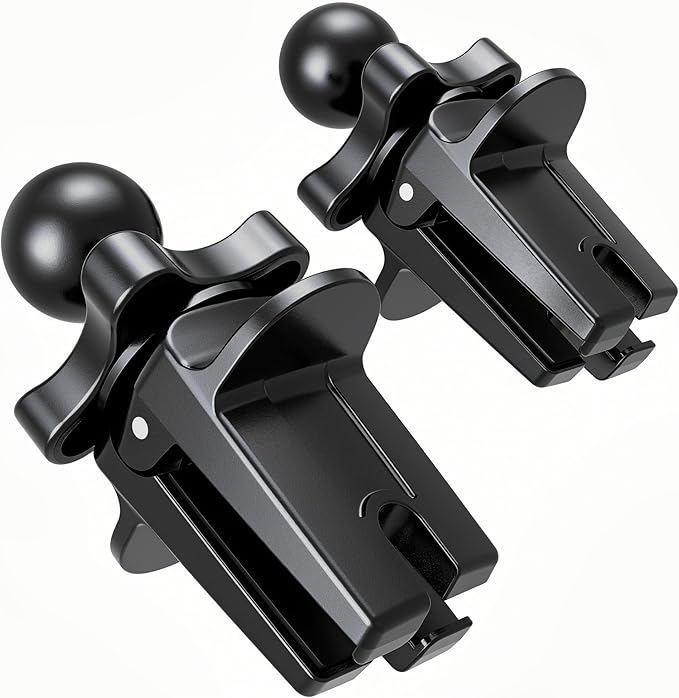 OHLPRO 2Pack Car Air Vent Clip Replacement, [Stable & Anti-Shake] Phone Mount Base with 16mm Ball Head, Heavy Duty Air Vent Holder Compatible with iPhone, Samsung & Most Car Phone Cradles